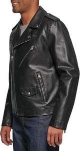 Veste de motard pour homme de haute qualité fabriquée en usine, veste de motocross, coupe-vent, respirante, manches longues, simili cuir - Product Image 4