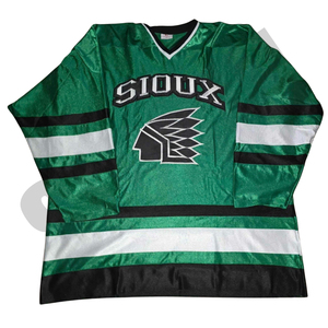Maillot de hockey sur glace en polyester sublimé de qualité supérieure fabriqué par Sibrin, polyester personnalisé avec le nom de l'équipe, le numéro, les chemises de club sportif de hockey - Product Image 1