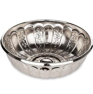 Bol de service turc élégant pour salades et chocolats, luxueux, très demandé, gaufré, pour l'empilage et le service de collations lors de fêtes - Product Image 5