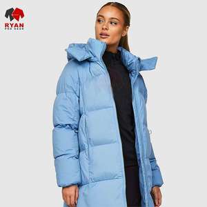 Manteau long en polyester et nylon avec logo personnalisé de haute qualité Ryan Pro Gear Design personnalisé - Product Image 4