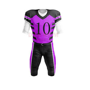 Uniforme de football américain, logo personnalisé, motif 3D, 100% polyester, respirant, séchage rapide, taille plus, sublimé, différents styles - Product Image 2