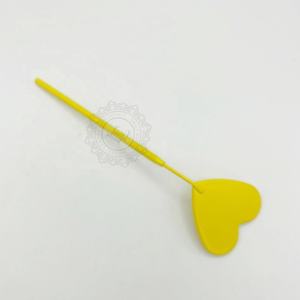 Dark Yellow Heart-Shaped Desktop <b>Makeup</b> <b>Mirror</b> High Quality Stainless Steel Eyelash Extension <b>Mirror</b> with Private Label - Product Image 1