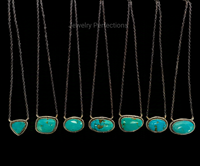 Collier en argent Sterling Turquoise Arizona naturel de qualité supérieure collier à breloques en argent fin pour femmes accessoire de mode