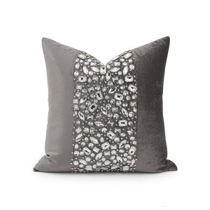Luxury Velvet Solid Removable Stitched Throw Pillow <b>Cushion</b> Cover 18x18 Soft Fluffy Decorative - Product Image 1