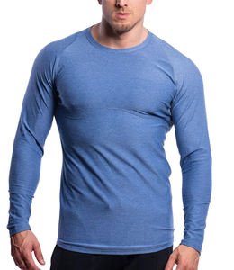 T-shirt de compression athlétique pour hommes de haute qualité vêtements de course parfaits couche de base d'entraînement d'entraînement de gymnastique à séchage rapide - Product Image 2