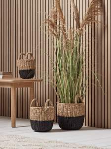 Maceta de mimbre tejida a mano al por mayor, cestas para macetas, decoración del hogar, cestas de mimbre, macetas para plantas de interior, Decoración de mesa - Product Image 2