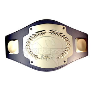 Cinturón de Campeonato de Cuero de Alta Calidad, Diseño Personalizado, Ligero, para Lucha Libre, Nuevo Stock, MOQ Bajo - Product Image 5