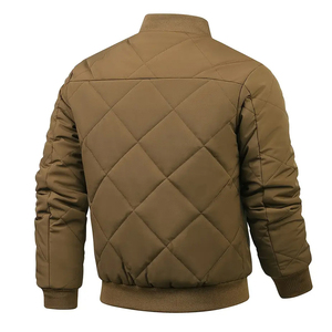 Chaqueta de béisbol informal para hombre, abrigo Bomber de camuflaje, cortavientos acolchado con estilo Hipster universitario de ajuste Regular para primavera y otoño - Product Image 5