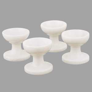 Porte-bougie en marbre blanc, forme ronde, design, disponible en plusieurs tailles pour la décoration intérieure - Product Image 4