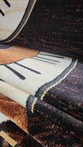 พรมทอเครื่องจักร โพลีโพรพิลีน ทันสมัย สไตล์ตุรกี คุณภาพสูง ทนต่อคราบสกปรก ขนยาว ลายนามธรรม สำหรับตกแต่งบ้าน ห้องนอน - Product Image 5