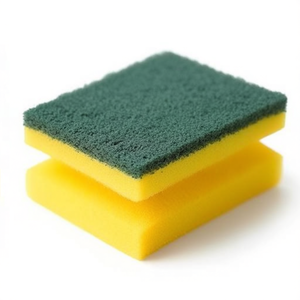 Esponja de Poliuretano Amarilla/Verde 7x9.5x4cm - Esponja de Limpieza Neutral - Product Image 3