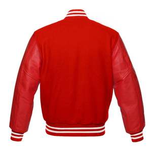 Veste universitaire unisexe avec logo avant en tricot côtelé de haute qualité pour la mode sportive ou les tenues décontractées Veste Letterman - Product Image 6