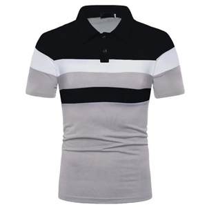 OEM de alta calidad de moda de los hombres para camisetas de polo personalizado al por mayor de manga corta Tops Tallas grandes de golf para ropa de polo - Product Image 6
