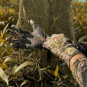 Gants de chasse tactiques pour hommes avec poignets ajustables, tissu respirant et forte adhérence de la paume pour les sports de plein air, personnalisation de la marque - Product Image 2