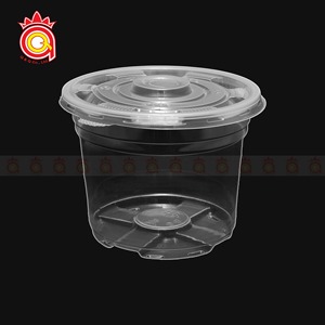 QUANG QUAN Micro-ondes Jetable En Plastique Transparent Soupe Saladier Récipient De Restauration Rapide Couvercles Durables Vaisselle Vaisselle - Product Image 5