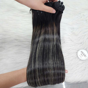 ผมเวียดนามแบบมัดเป็นช่อ ผมเวอร์จินแบบดับเบิ้ลดรอว์น สีธรรมชาติ ผมตรง ทอแบบดับเบิ้ลเวฟท์ พร้อมสำหรับการดัด สำหรับผู้หญิง - Product Image 2