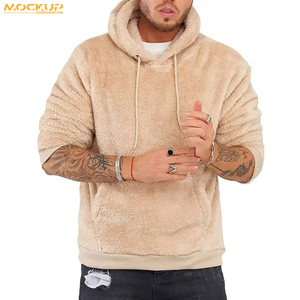 Professional Custom Manufacturers <b>Sherpa</b> Fluffy Fleece <b>Hoodie</b> Thick Warm Winter Heavyweight <b>Hoodie</b> Fur <b>Lined</b> <b>Sherpa</b> Fleece <b>Hoody</b> - Product Image 3