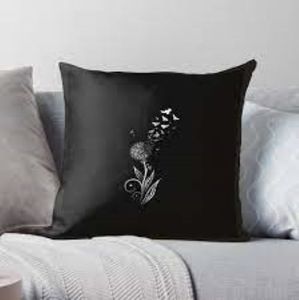 Housse de coussin noire en coton la plus vendue avec impression personnalisée taie d'oreiller en lin de coton doux au lavage à séchage rapide housse de coussin en coton - Product Image 1