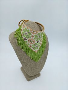 Style bohème sort coloré changement progressif collier Europe les états-unis accessoires de mode cristal perles de verre au chalumeau - Product Image 2