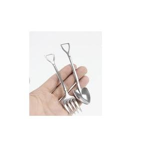 Ustom-cuchara de acero inoxidable, accesorio para centro comercial, con caja de embalaje - Product Image 2