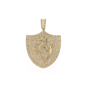 จี้เพชรสีทองเก๋ไก๋จี้เพชรสีทองแวววาวเครื่องประดับแฟชั่นล่าสุด - Product Image 1