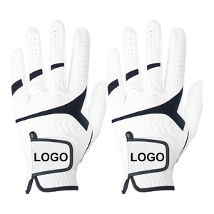 Custom Design Golf Gloves Cabretta Leather Comfortable Weather Cabretta Leather Golf Glove Left Right <b>Hand</b> - Product Image 1