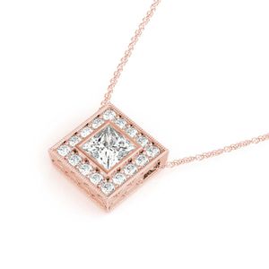 จี้เพชรทรงกลมขนาด4.00มม. สำหรับผู้หญิงทุกคน/จี้สำหรับสวมใส่ - Product Image 3