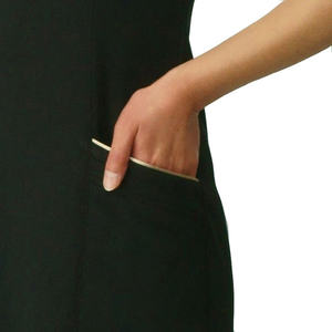 ชุดเดรส Jenny Sheath สีดำ X สีเบจ ผ้าเจอร์ซีย์ ไซส์ L - Product Image 6