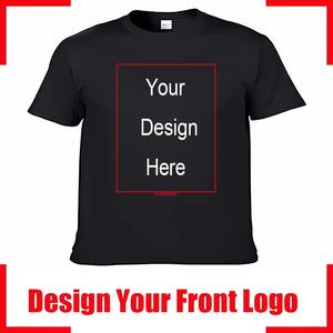 เสื้อยืดพิมพ์ข้อความชื่อข้อความแบบกำหนดเองเสื้อยืดฤดูร้อนผ้าคอตตอนสำหรับผู้ชายออกแบบส่วนบุคคลด้วยตัวคุณเอง - Product Image 4