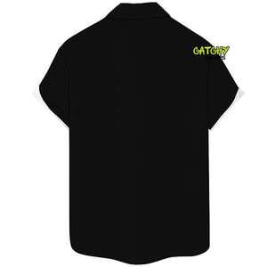 Camisas de Playa de Manga Corta con Estampado Floral Tropical, Camisas Casuales de Verano para Hombre, Proveedor y Exportador de Camisas Aloha - Product Image 6