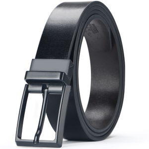 Cinturón de Cuero Genuino de Vaca JECCON para Hombre, 38 mm de Ancho, Estilo Casual, Hebilla de Aleación Resistente, Diseño Sólido con Acabado Pintado - Product Image 5