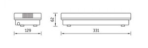LED di emergenza 200Lm modello Sirah S-200AT 261x124mm. (TRQ 228444V2) - Product Image 2