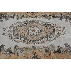 พรมขนสัตว์6.7ft สีเบจสีน้ำตาลคลาสสิกขนาด3.8 x ดีไซน์แบบตุรกีเย็บปะติดปะต่อกันสำหรับทางเข้าห้องนั่งเล่นหรือห้องนอน - Product Image 5