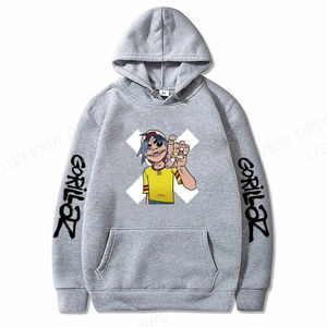 Sudadera con Capucha Rock Gorillaz 2024, Sudadera con Diseño de Álbum Musical, Sudadera Extra Grande, Sudadera Hip Hop, Abrigos Unisex, Sudadera de Forro Polar Cálido - Product Image 4