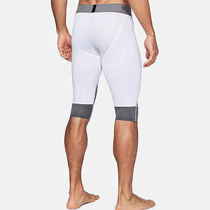 Pantalones Cortos Deportivos de Compresión para Hombre, Transpirables, Anti-UV, de Poliéster/Nailon, para Gimnasio, Fitness y Cross Running, Venta al Por Mayor - Product Image 4