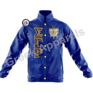 Sigma แจ็กเก็ตแบบปักลายแกมม่า Rho sorors เสื้อโค้ชสำหรับผู้หญิงเสื้อแจ็กเก็ตสายแบบกำหนดสไตล์ได้ตามที่ต้องการ - Product Image 4