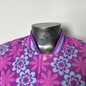 Chaqueta Universitaria Personalizada para Mujer al por Mayor, Bordado, Tela de Lana, Detalles de Satén, Impresión Serigráfica, Ecológica, Informal - Product Image 3