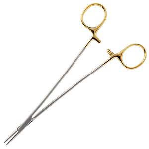 Porte-aiguille DERF, 12CM 4.75 pouces mâchoires rainurées dentelées horizontalement ensemble d'instruments chirurgicaux - Product Image 3