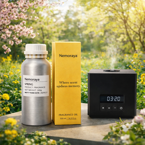 น้ำมันหอมระเหยกลิ่นฤดูใบไม้ผลิสำหรับเครื่องกระจายกลิ่นแบบไม่ใช้น้ำ น้ำมันเติมสำหรับเครื่องกระจายกลิ่น กลิ่นหอมติดทนนาน คุณภาพพรีเมียม รับผลิตแบรนด์ส่วนตัว (OEM) ขายส่ง - Product Image 1