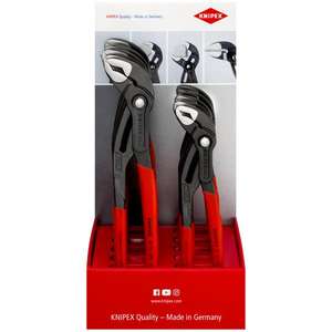 Knipex High-Tech Cobra 250-300mm Water Pump Pliers Counter Display Pack of 10 Gear <b>Pullers</b> - Product Image 2