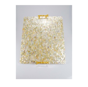 Bandeja de Nácar para Decoración de Mesa, Plato de Nácar, UF INTERNATIONAL, Bandejas para Servir Alimentos Artesanales, Diseño OEM en India - Product Image 5