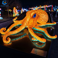 Projets de festivals de lanternes animales à grande échelle avec conception personnalisée, ingénierie et installation mondiale pour parcs à thème