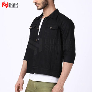 เสื้อแจ็กเก็ตกางเกงยีนส์ผ้าฝ้าย100% สำหรับผู้ชายเสื้อผ้าลำลองปรับแต่งได้สำหรับฤดูหนาวกลางแจ้ง - Product Image 2