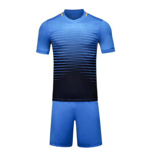 Uniforme de Fútbol Sublimado Personalizado para Verano, Conjunto de Camiseta y Pantalones Cortos para Hombre, Transpirable, de Secado Rápido, Ropa Deportiva para Equipo, Kit de Entrenamiento - Product Image 4