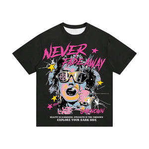 Vêtements de rue T-shirt graphique vintage DTG imprimé personnalisé Vêtements en gros Pakistan Vêtements personnalisés Fabricant de t-shirts - Product Image 1