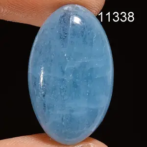 Aigue-marine bleu ciel 100% naturelle, pierre précieuse rare, à reflets bleus, taille facettes, formes variées, en vrac pour la fabrication de bijoux - Product Image 1