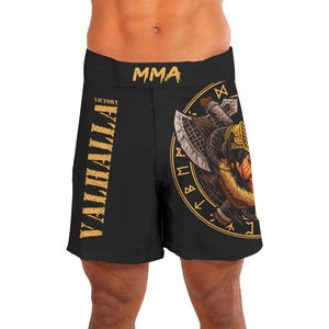 Pantalones Cortos de Entrenamiento de MMA y BJJ de Alta Calidad al por Mayor, Estampados por Transferencia Térmica, para Muay Thai y Kickboxing, Microelásticos, 100% Poliéster - Product Image 5
