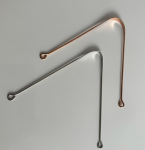 Limpiador de logotipo Boca Oral Cobre Limpiador de lengua Cepillo Herramientas de cuidado de higiene bucal Metal 100% Raspador de lengua de cobre puro de la India - Product Image 5