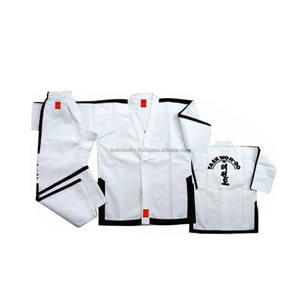 Uniforme ITF blanc 8oz Arts martiaux Wear Taekwondo vêtements de sport OEM Service Support adultes unisexe - Product Image 4