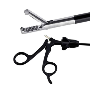 Pinza de agarre laparoscópica estilo Cobra, dentada, 5 mm x 33 cm, instrumentos quirúrgicos laparoscópicos de mano, acero inoxidable, CE, Narham Enterprises - Product Image 2